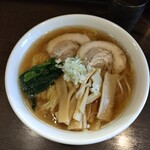 楠 - メンマラーメン¥750＋大盛¥100