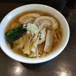 楠 - メンマラーメン¥750＋大盛¥100