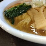 楠 - メンマラーメン¥750＋大盛¥100