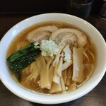 楠 - メンマラーメン¥750＋大盛¥100