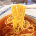 だるまや - 高菜そばの麺