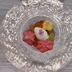 Simple Comme Bonjour - マスカルポーネムースにソースたち…に見えて