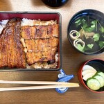 うなぎ お㚙川 我孫子店 - 鰻重　上