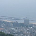 おらが茶屋 - 展望台より、須磨海岸