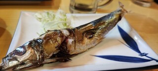Kawaki - 鰯の塩焼き。