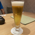 Jibundoki - 飲み放題スタート前の取り敢えずの一杯です。