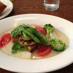 ミハシカフェ - 温野菜。野菜たっぷり