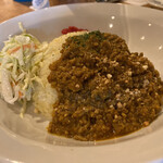 ルーシー - キーマカレー withサラダセット（コールスロー&ICE珈琲）