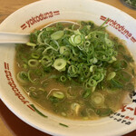 ラーメン横綱 - 2回目 国産ネギ投入(o^^o)