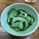 Sobaya Chikushin - 大蒜と生姜がほんのり効いた胡瓜　byまみこまみこ