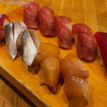 築地玉寿司 - 【食べ放題】1回戦　中とろ、まぐろ、小肌、赤貝