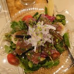 ボッチーノ - 鰹のカルパッチョ