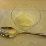 リストランテ　アニモフェリーチェ - 口直しのヨーグルト