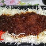 橋場食堂 - かつ重　880円