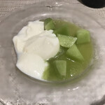 フラテッロ - メロンとパンナコッタ