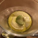 フラット - とうもろこしの冷製スープ