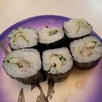 回転寿司すノ家 - サバシソ巻