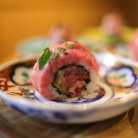 焼肉 きたん 法善寺 - 和牛トロタク巻き