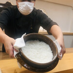 美会 - ジャスミンライスが炊き上がりました