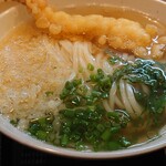 猪股うどん - 海老天うどん