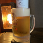 洋風酒場Toy - ひとりのみセットのビール