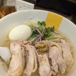 塩生姜らー麺専門店 MANNISH 淡路町本店 - 塩生姜らー麺 肉増しアップｗ