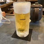 Tempura Ya Tenten - 生ビール（500円）