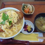 道の駅 めぐみ白山 - 単品のあんかけかつ丼