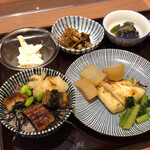 さち福や CAFE - すずきの西京焼とうなぎご飯の定食