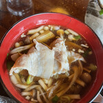 田舎うどん てつ - やわらかくて甘い豚バラ