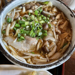 田舎うどん てつ - 美味しくなりました肉汁