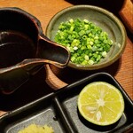 麺匠の心つくし つるとんたん - 薬味