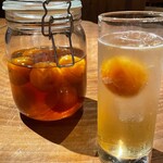 the Light. - Drink made with homemade plum syrup♪