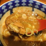 別邸 たけ井 - つけ汁の具材たち