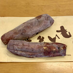 Yakiimo Fuji - カチカチに凍らせた冷やし焼き芋パープルスイートロード500円に紅はるか350円