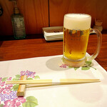 Ni mousaku - キンキンに冷えた生ビールで妻と乾杯！！♪(*^^)o∀*∀o(^^*)♪
