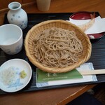 Soba Uchi Koujin - 夫はもりそばを大盛りにし、単品で海老天をプラス