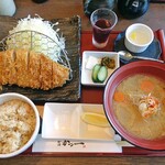 Niigata Katsu Ichi - 極上熟成ロースかつ定食（１６０ｇ）