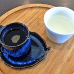 Tenmusutei - 蕎麦湯 ＆ サービスのコーヒー