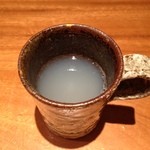 馳走屋河の - アサリスープ（お通し）