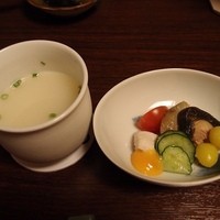 八起庵 丸太町本店 - このスープがたまりません。