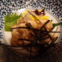 八起庵 丸太町本店 - 鶏肉の突き出し
