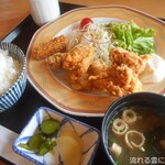 レストラン たにし - 但馬鶏 から揚げ定食