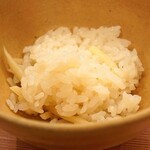 日本料理 櫻川 - 新生姜の炊き込みご飯