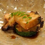 日本料理 櫻川 - アワビの唐揚げ