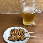 Sanoya - とん焼きとビール。