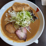 らー麺藤原家 - ドロえび　濃厚ストレートスープ(醤油)  950円