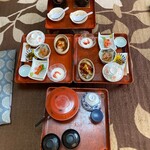 湯荘白樺 - 夕食の膳