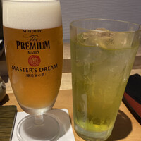 天七 - マスターズドリーム1000円、玉露茶ハイ900円