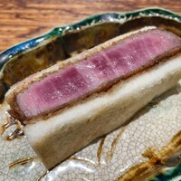 肉割烹 上 - 勢戸 月齢38ヶ月のシャトーブリアンのカツサンド